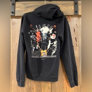 EUC Nike Sweatshirt Mens Small LeBron James Hoodie Record Breaking Basketball